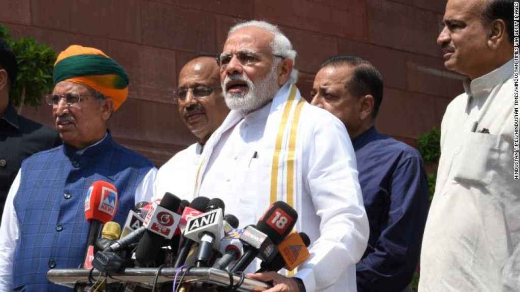 Modi vows 'inclusive' future amidst India poll victory
