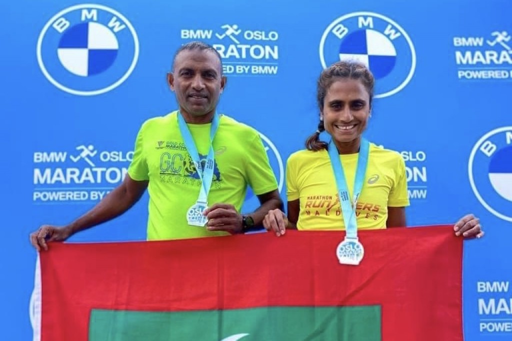 Half marathon record ves Samha ah: dhiriulhumuge kankamah vaguthu dhemun ves dhakkanee namoona!