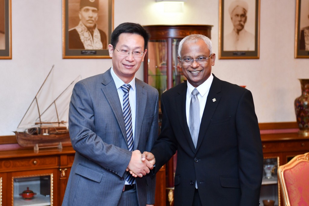Foreign Ministry  imaaraathaai gulhigen Raees ge shukuru China ge raees aai rayyithunnah