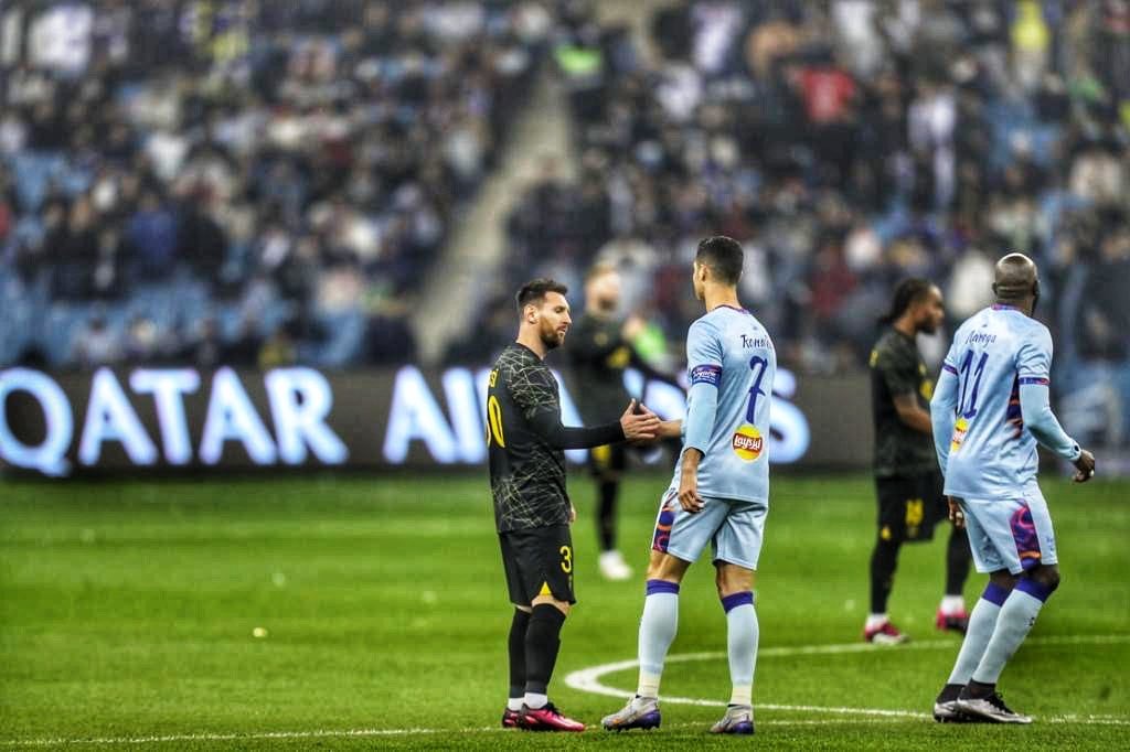 Charity match gai Ronaldo aai Messi ge goal thah, molhuvee PSG