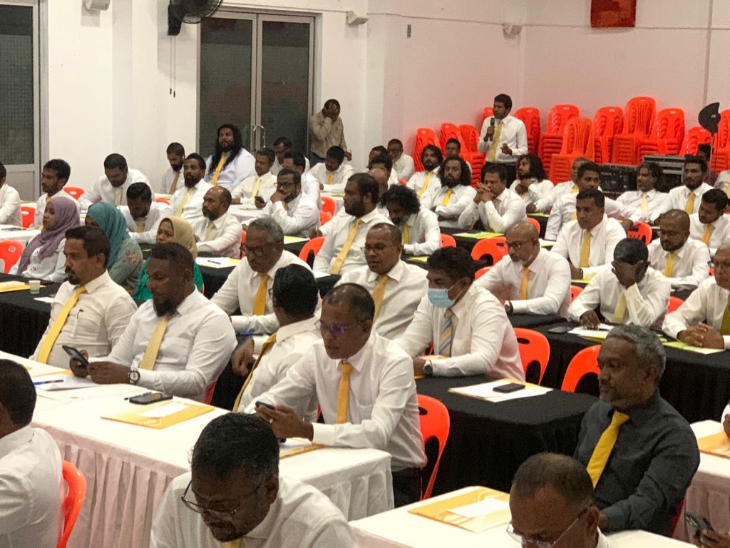 Nufoozuge vaahaka thakaaeku MDP gaumee majlis hoonu vejje