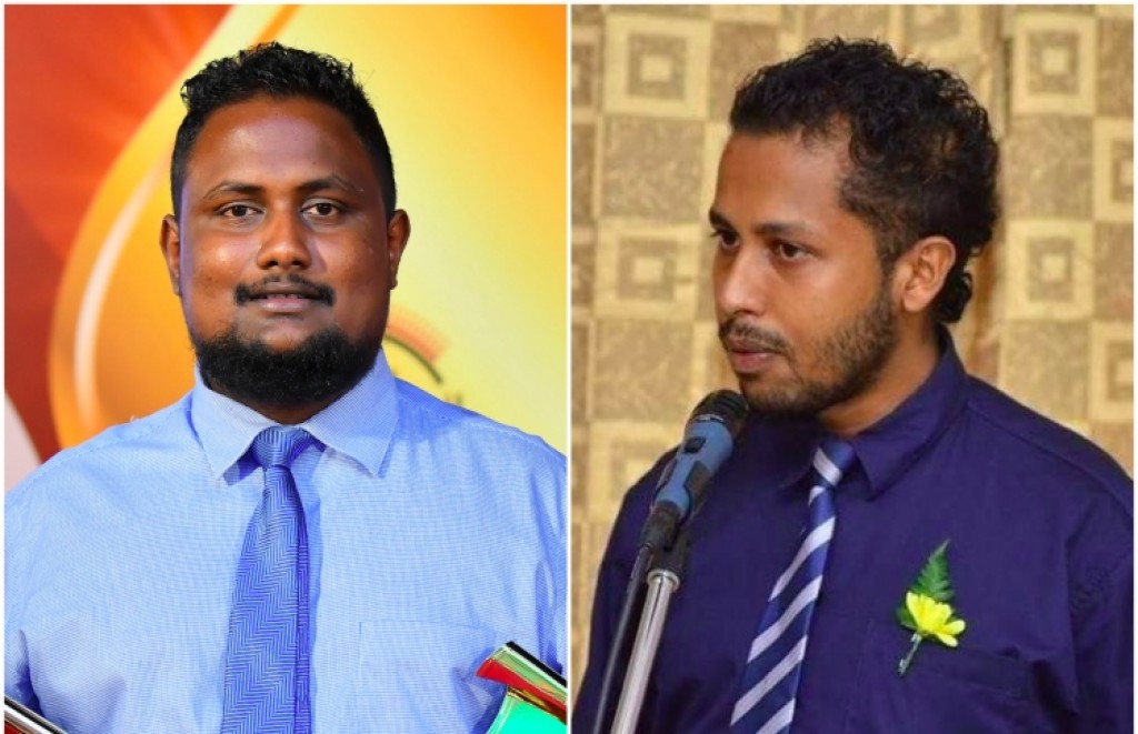 Noosveringe jamiyyaa ge Raees akah ''Mihaaru'' ge Hamdhoon, Naibu Raees akah ''One'' ge Rifshan