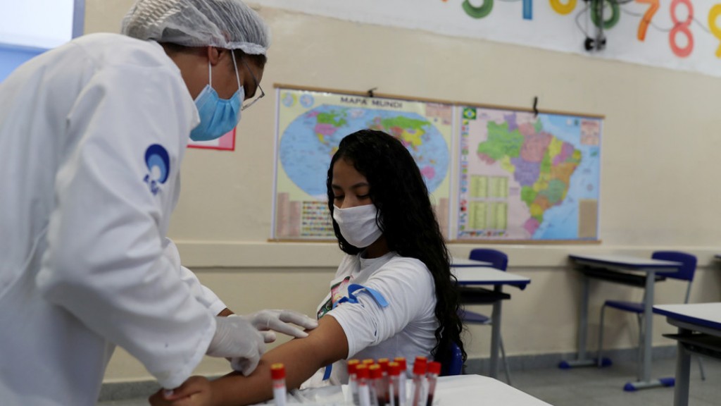 Brazil ge Sao Paulo ge hurihaa rayyithun Covid Vaccine jehumah majubooru kohffi