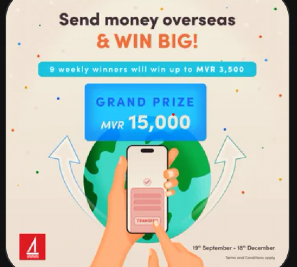 Thin faraathakah 15,000 rufiya libey promotion eh BML in kuriyah gendhanee