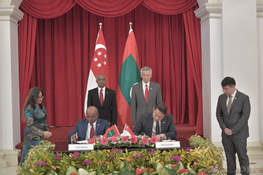 Two MoUs signed between Maldives and Singapore