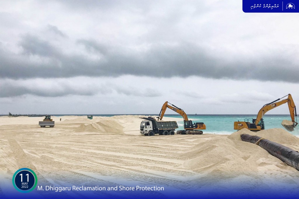 MTCC awarded Shore Protection Project of newly reclaimed land at Dhiggaru