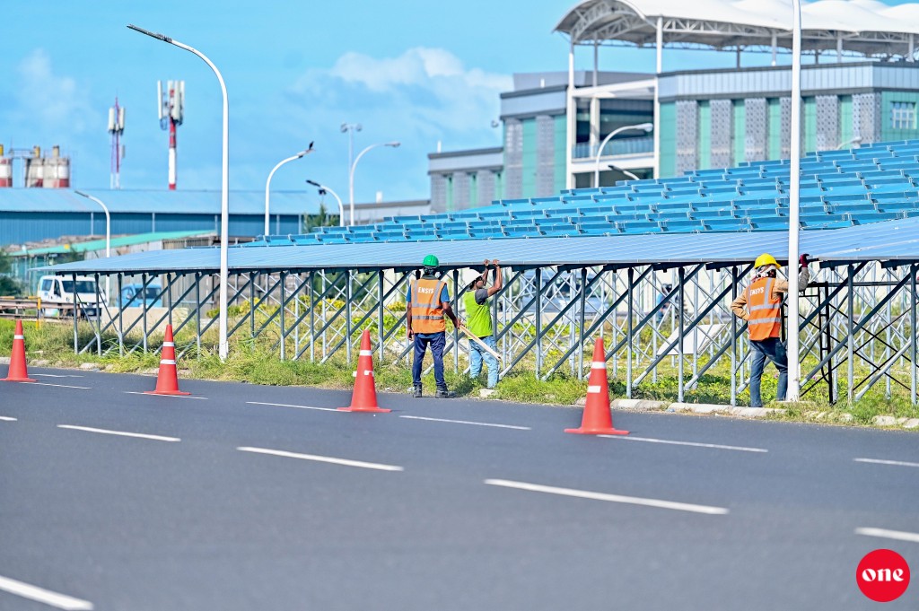Highway gai huri solar pannel thah nagaanee current ge capacity ithurukurumah fahu: Minister 