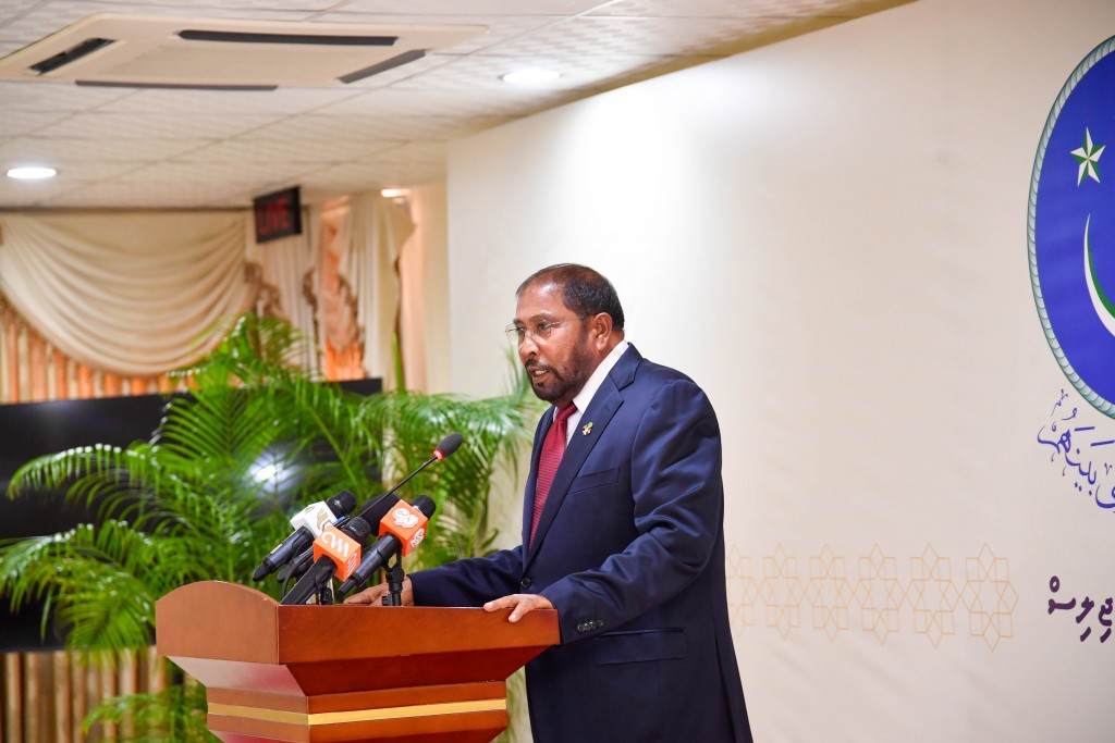 Alhugandumen mithibee India aa dhekolhah vaahaka dhekeyne haalathehga eh noon, mi haalathu genaee kuree sarukaarun: Qasim