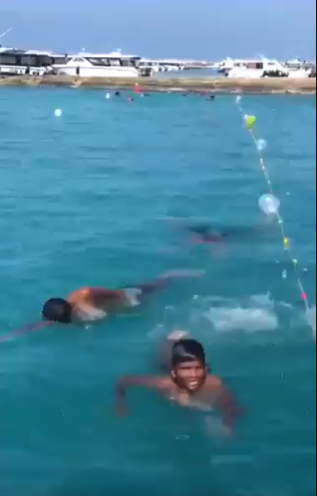 Man fulfils pledge of swimming for 24 hours if MDP wins over 50 seats