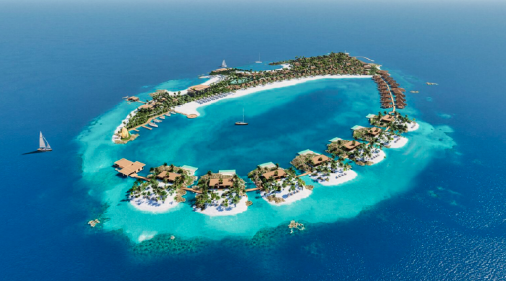 Mashooru Beach club brand Nammos in Rajjeygai resort eh hulhuvanee
