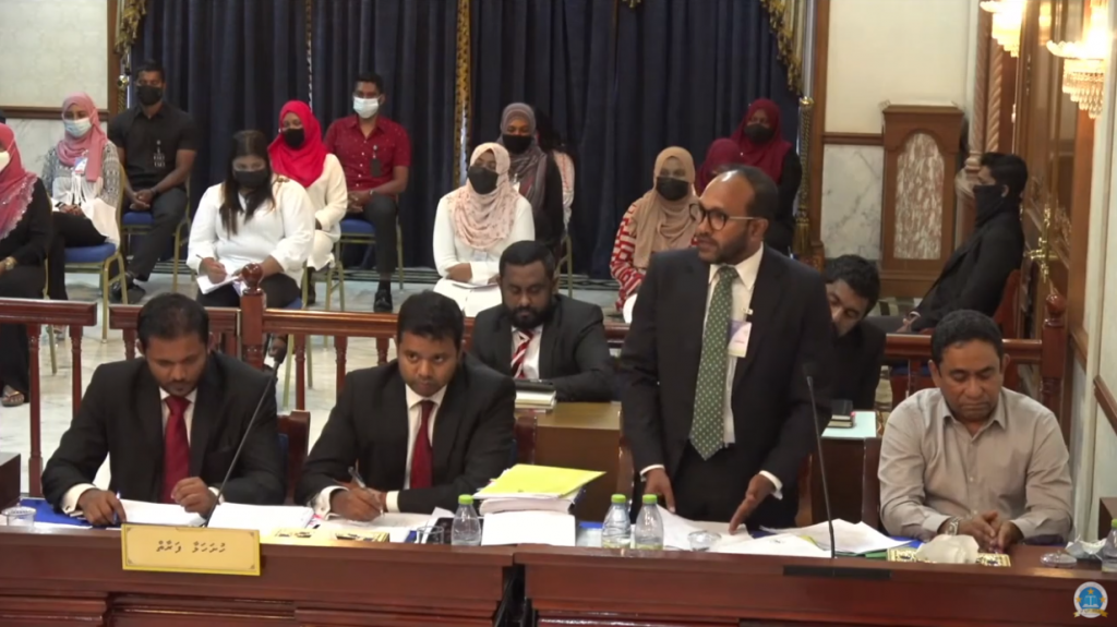 Raees Yameen ge shareeai: Yameen dhooklumaa gulhey gothun Supreme Court inn maadhamaa gotheh ninmanee
