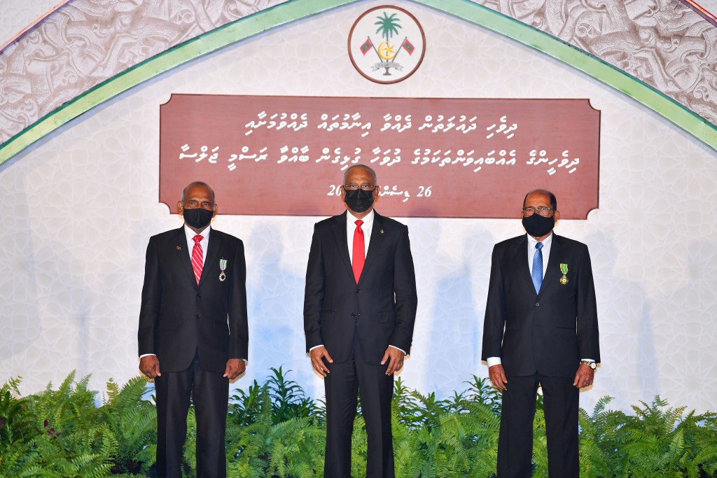 Photo : Gaumee ehbaivantha kamuge dhuvahuge haassa jalsa