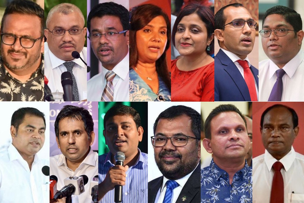 Raees Yameen sarukaaruge 13 vazeerun hiyaanaathuge list gai