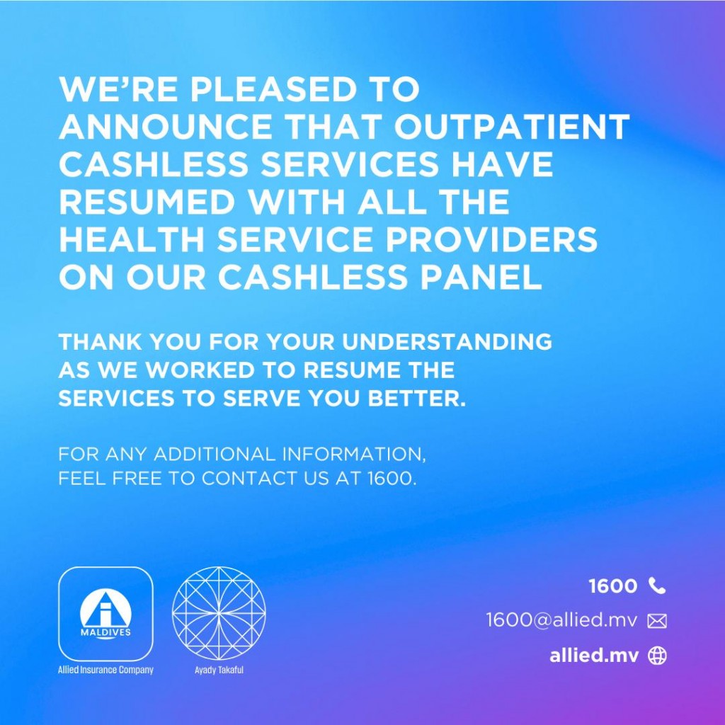 Allied Insurance resumes cashless services for outpatient healthcare