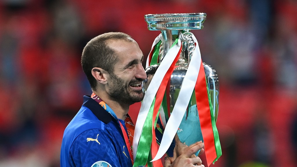 Italy legend Chiellini football in retire koffi