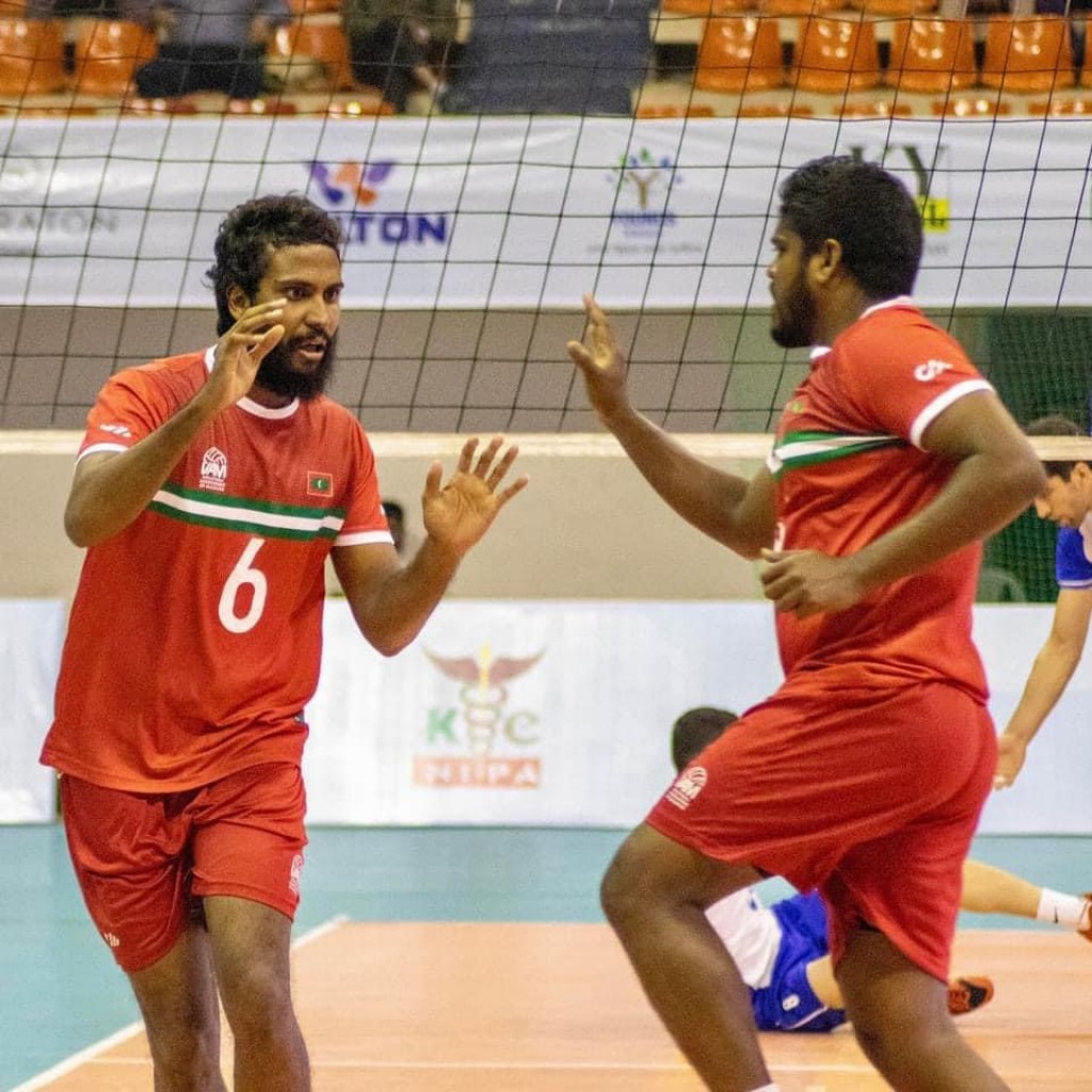 Ekuverikamuge furathama volley match gai Raajje inn Bangladesh balikoffi
