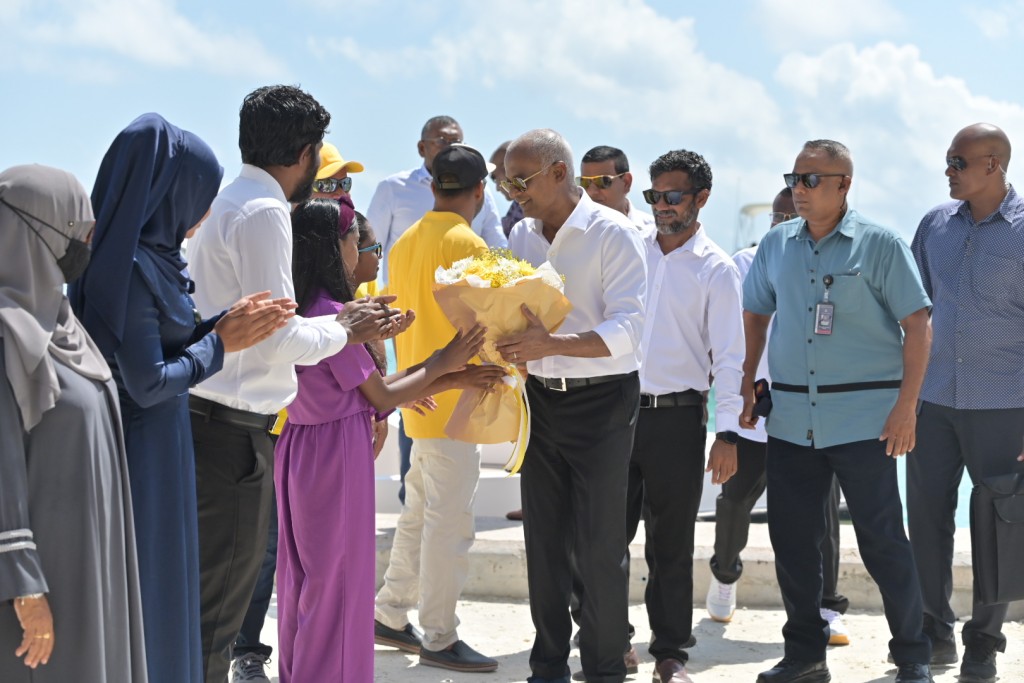 Raees solih Gulhi qh vadaigathumun hoonu maruhabaaeh