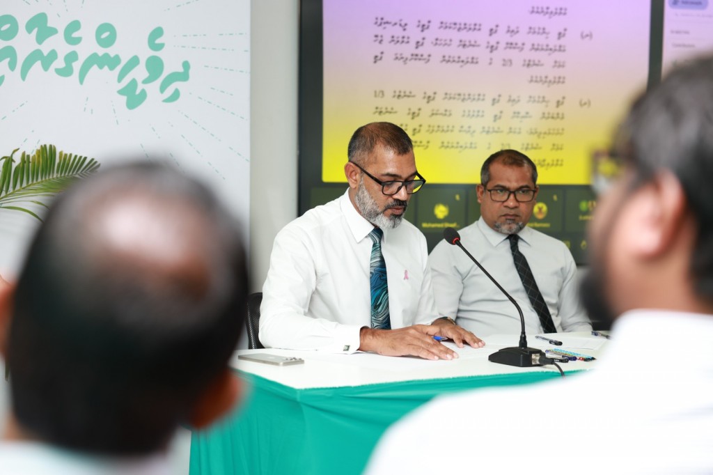 PPM ge Naib akah Khaleel adhi SG akah Haleem, party uvaalumah mashvaraaeh nukurey!