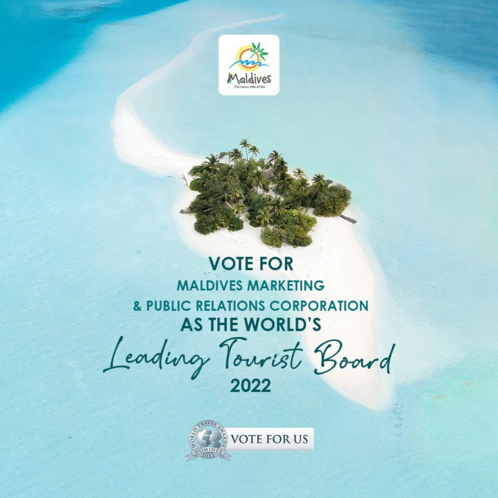 Raajje ah Worlds Leading Destination award jehi jehigen 3 vana faharah hoadhumuge furusathu