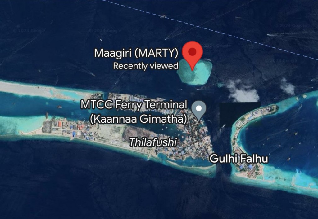 Funadhoo gai hunna fuel farm badhalu kuranee thilafushi kaireegai onna Maagiri falhah