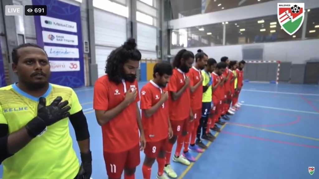 Dhunuyeyge futsal ranking ge 6 vanaigai oiy Iran athun Raajje ah bodu bayyeh