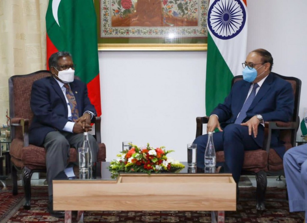 Idhikolhuge kanboduvunthah India ge Foreign Secretary aa hissaa kuravvaifi