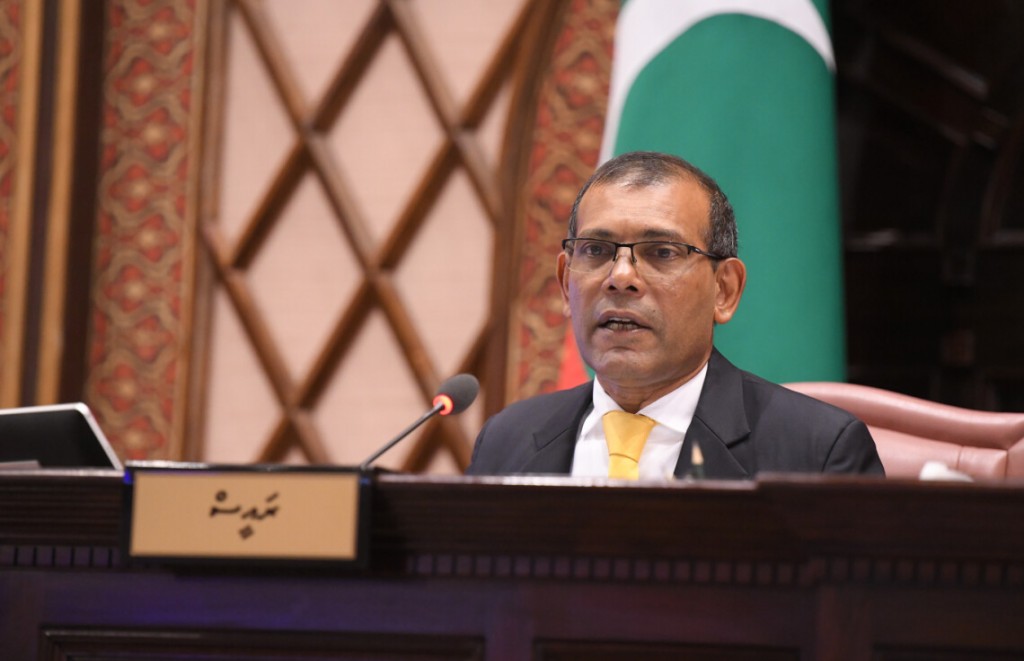India out banner negumuge amurah fuluhun edhunu sababu highCourt ah saafeh nuvey: Nasheed