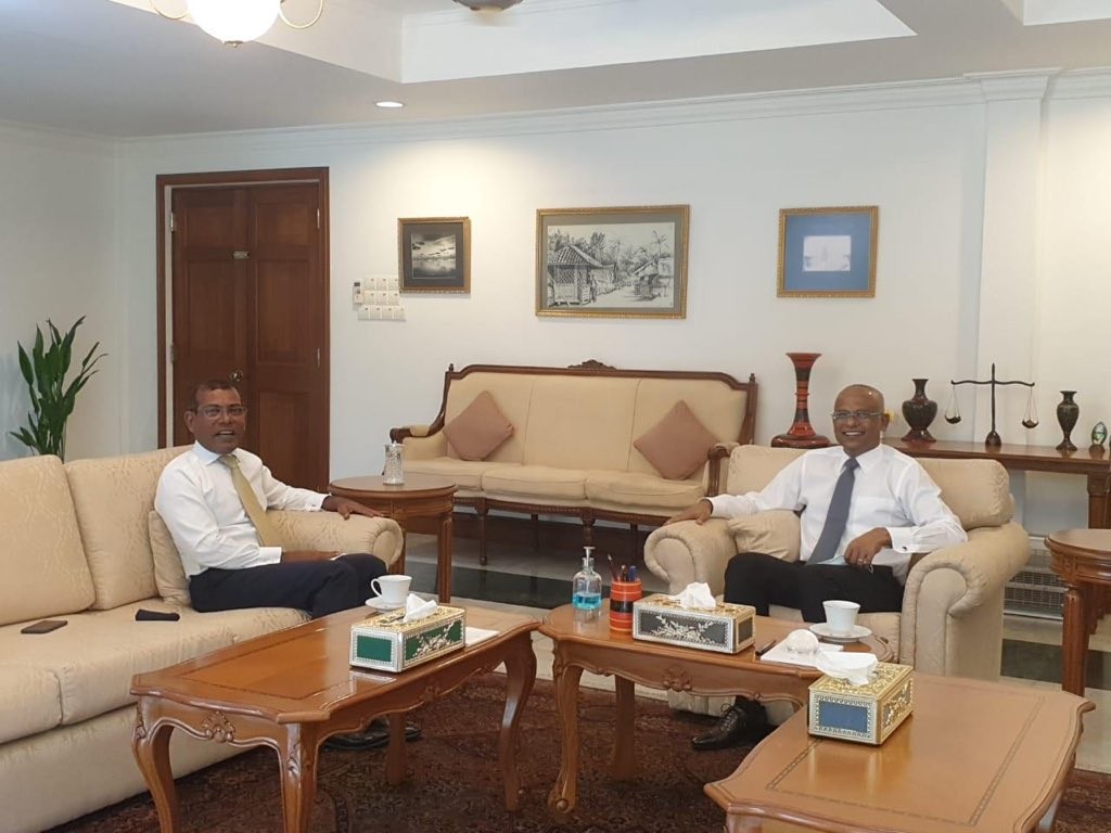 Raees Solih aai Raees Nasheed bahdhalu kurahvaifi