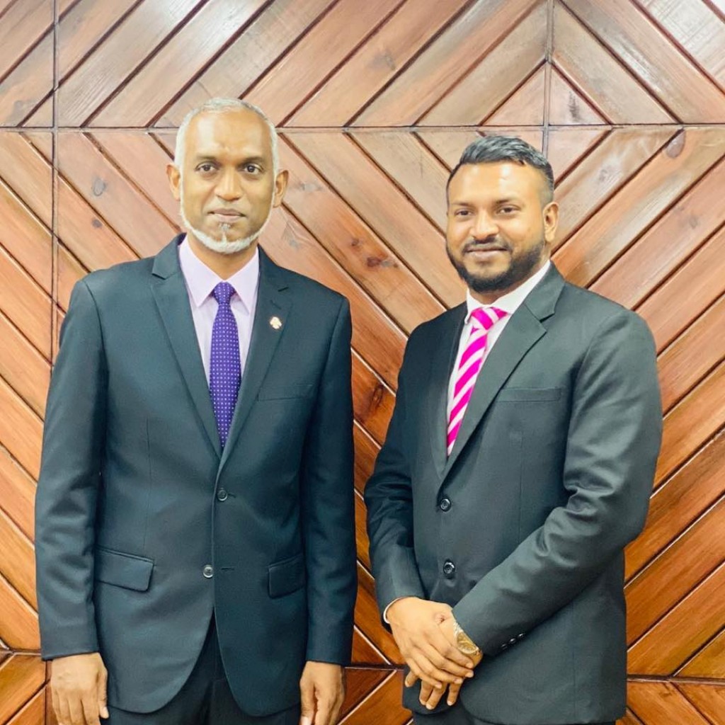 Malé city ge deputy mayor akah Nareesh inthihaabu koffi