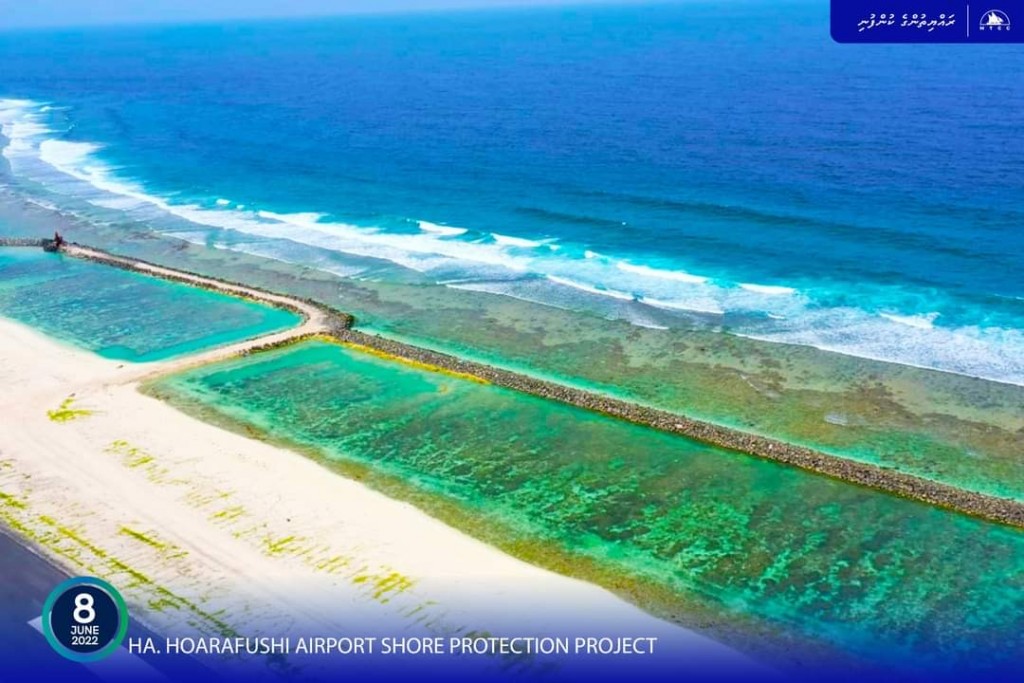 Hoarafushi Airport ge gondudhoh himaayaiy kurumuge mashroouge bodubaeh ninmaalaifi