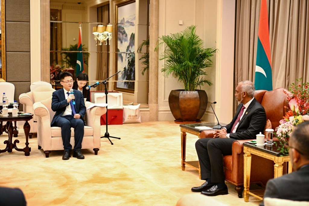 Raajjey tharahgee ah kuraa dhathuru gai China akee muhinmu baiveri eh: Raees