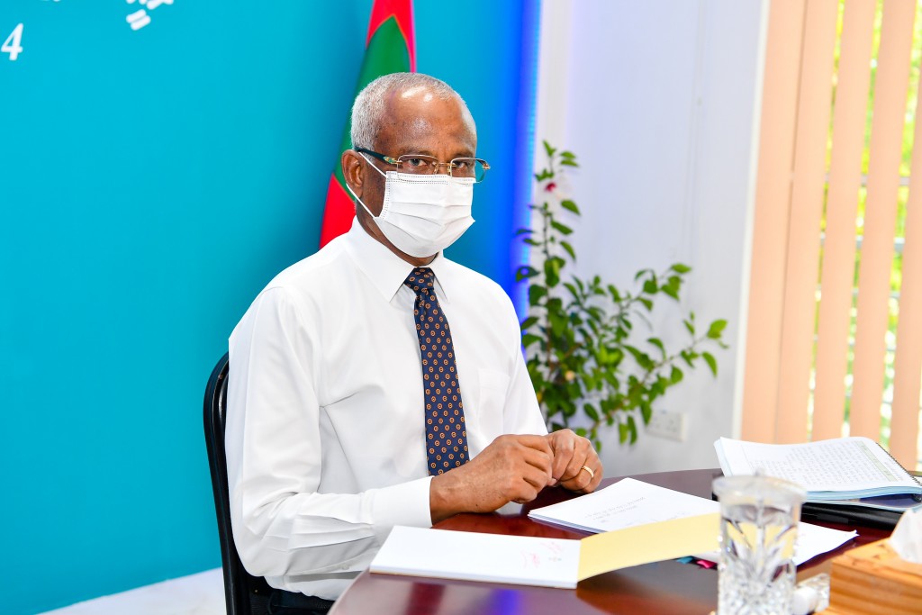 President Solih tests positive for Covid-19