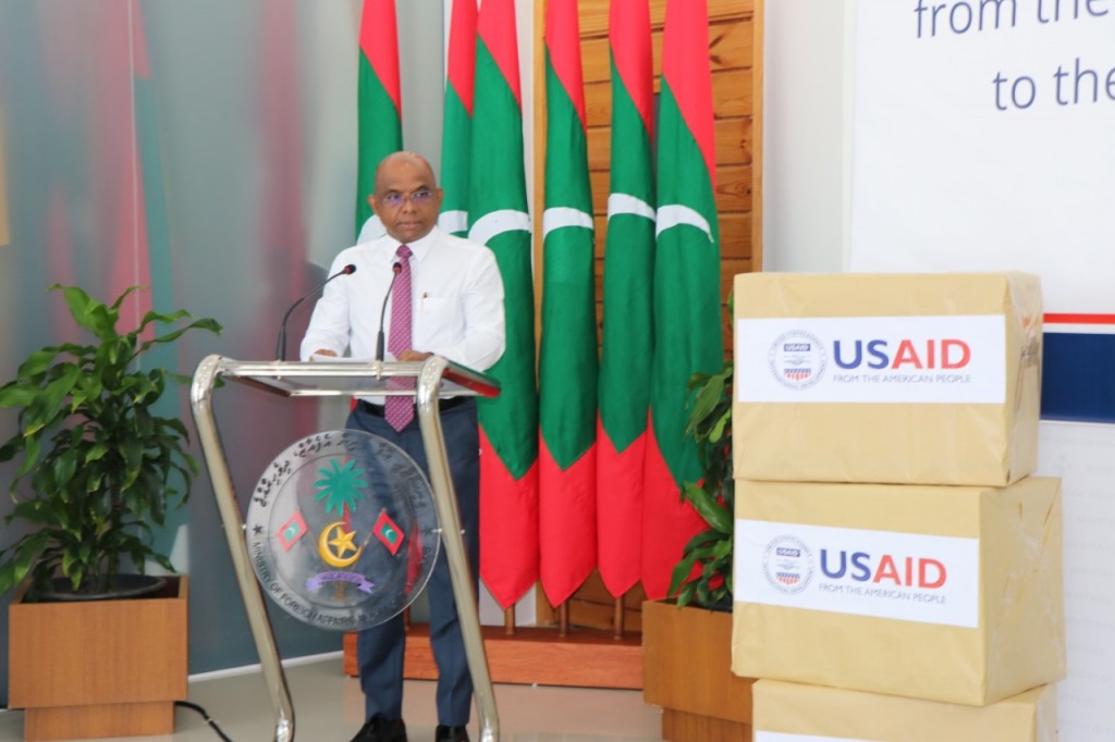 US donates 60 portable critical care ventilators to Maldives
