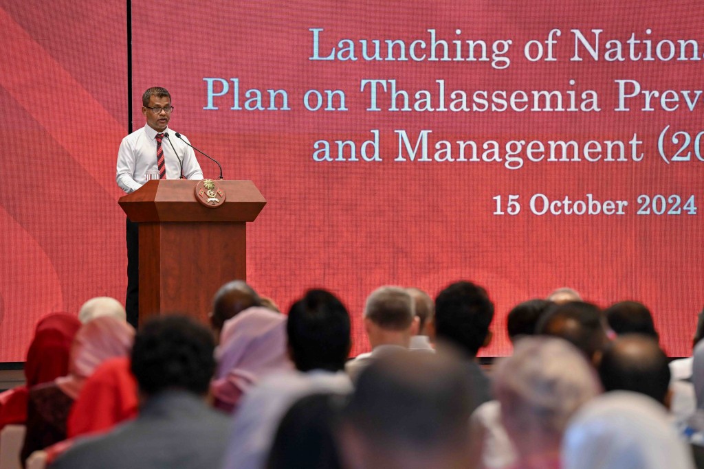 Balive inumaa gulhigen Thalassemia kujjehthoa belumah hadhan jehey test feshumah thayaaru: Nazim