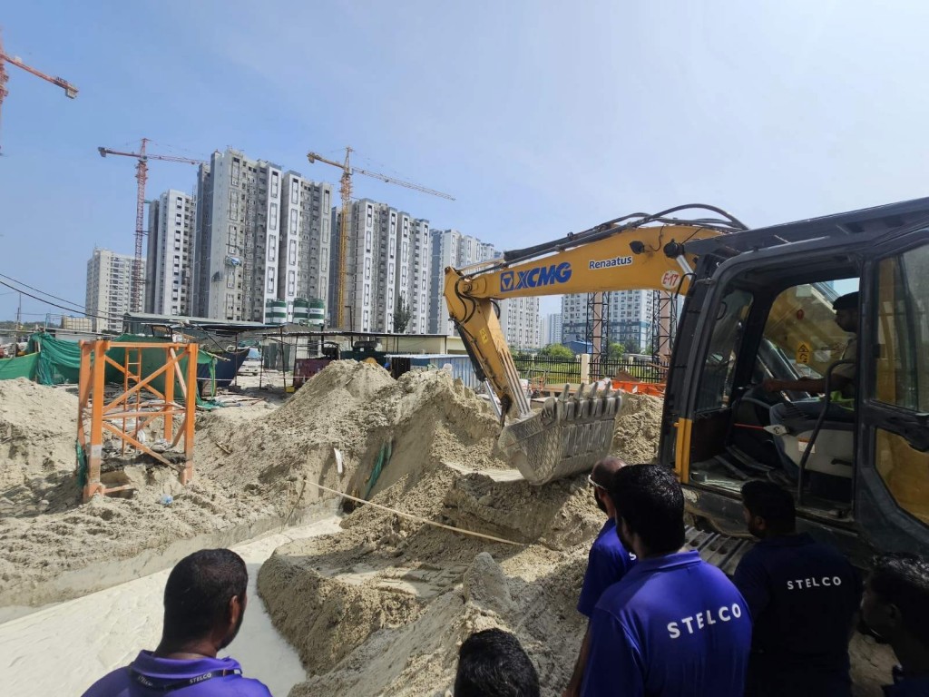 Hulhumale sarahaddhuthakun rey karantu knedunee Hi-voltage cable akah geilunvegen: STELCO