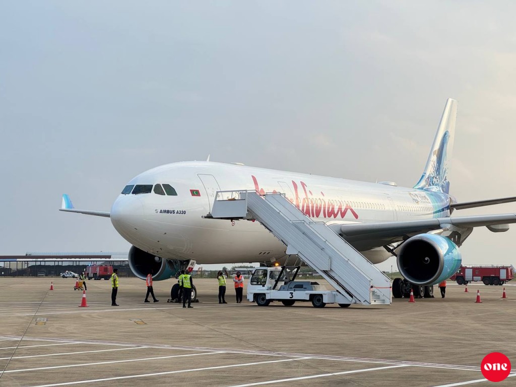 Maldivian ge furathama wide-body aircraft genesfi
