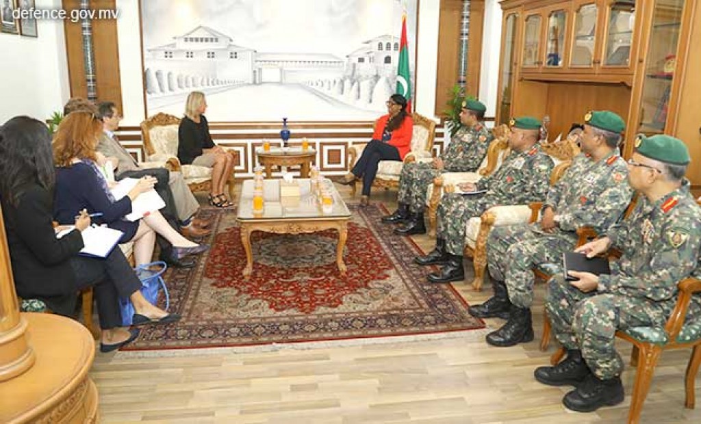 EU High Representative meets Defense Minister Mariya