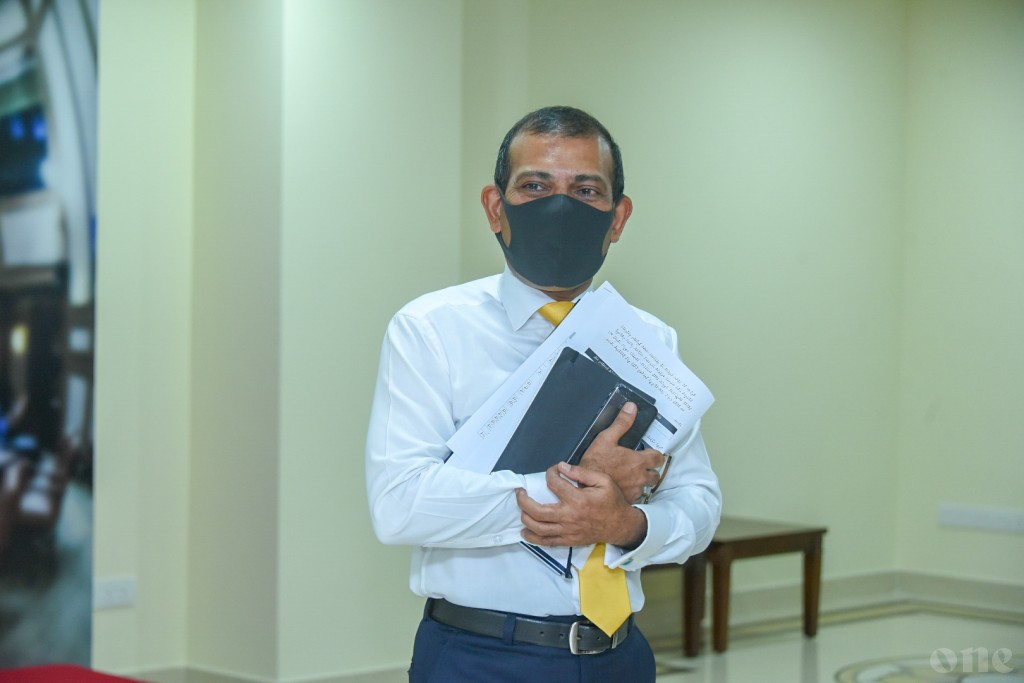 Climate vulnerable forum ge thematic ambassador akah Raees Nasheed