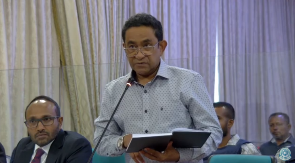 Hanu huree fuluhunge harassment bodu vegen: Yameen