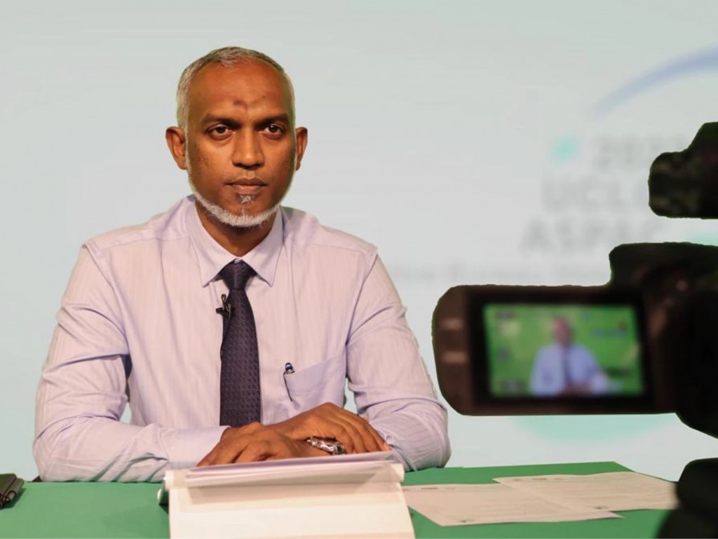 Rayyithun edhey kurierun geneveynee hiyaalu hoadhi shakuvaatha adu ahaigen: Dr. Muizzu