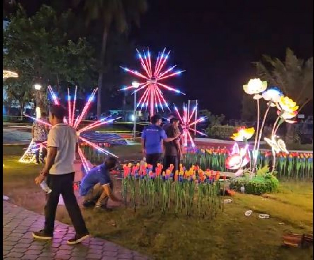 Jumhooree maidhaanuge fen aruvaa vadaan hulhuvumaai Male' rasmeekoh dhihlaalun Mirey
