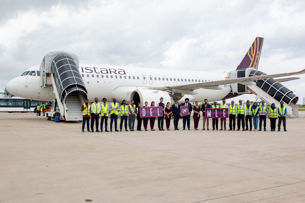 Vistara in Delhi aai Raajje aa dhemedhu dhathuruthah fashaifi