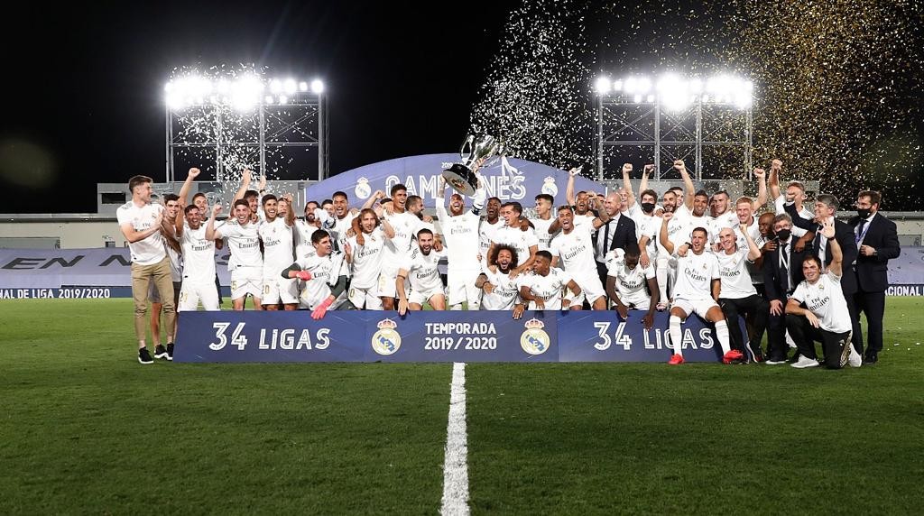 Real Madrid in 34 vana faharah Spanish League kaamiyaabu kohffi