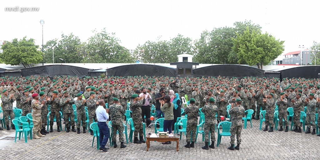 Defence Minister thanks MNDF efforts during recent fire incidents