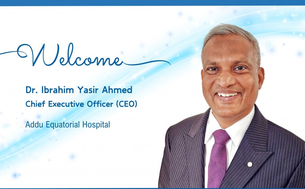 Addu Equatorial Hospital ge CEO akah Dr. Yasir
