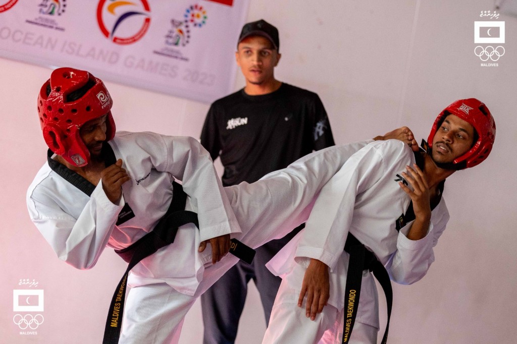 Raajjeyge Taekwondo team: Furathama bainalaguvaamee games ge thajuribaa ah thayyaaru