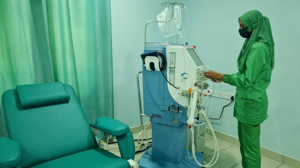 Baa atoll hospital gai dialysis ge hidhumaiy fashaifi