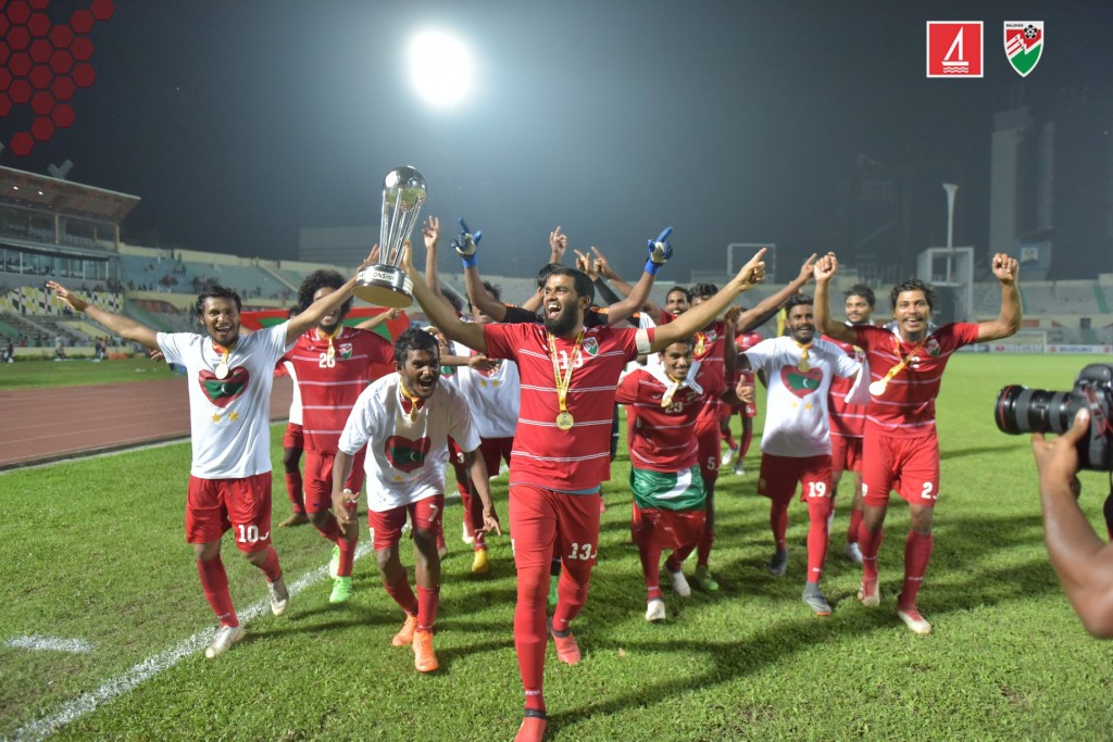 SAFF Championship anekkaaves Raajje aai Lanka gulhigen  baavvan visnanee