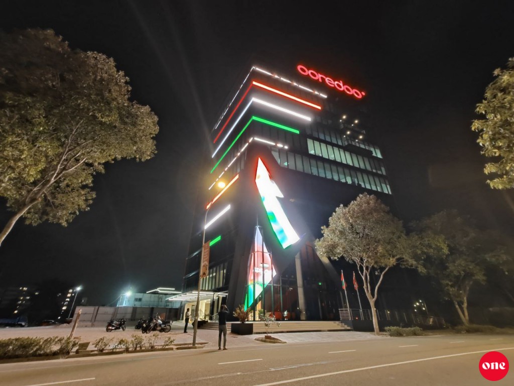 Ooredoo bodudhidha screen, ihvvanee Palestine muslimuge aadheyhuge adu