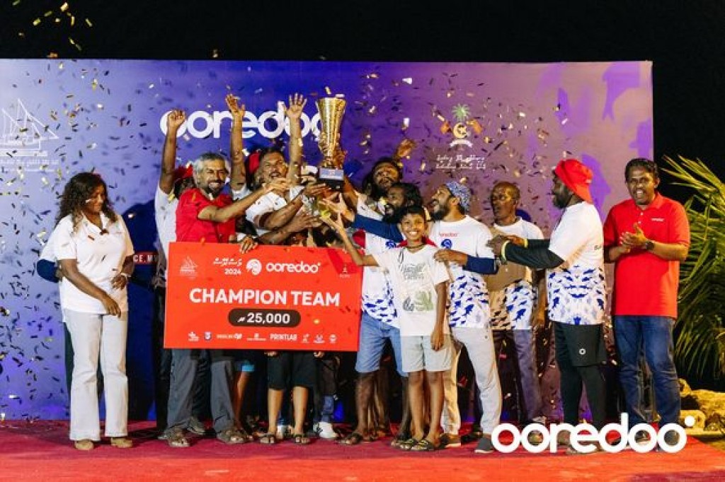 Ooredoo mas race: Thinadhoo ge championkan Black Ant Fishing hoadhaifi